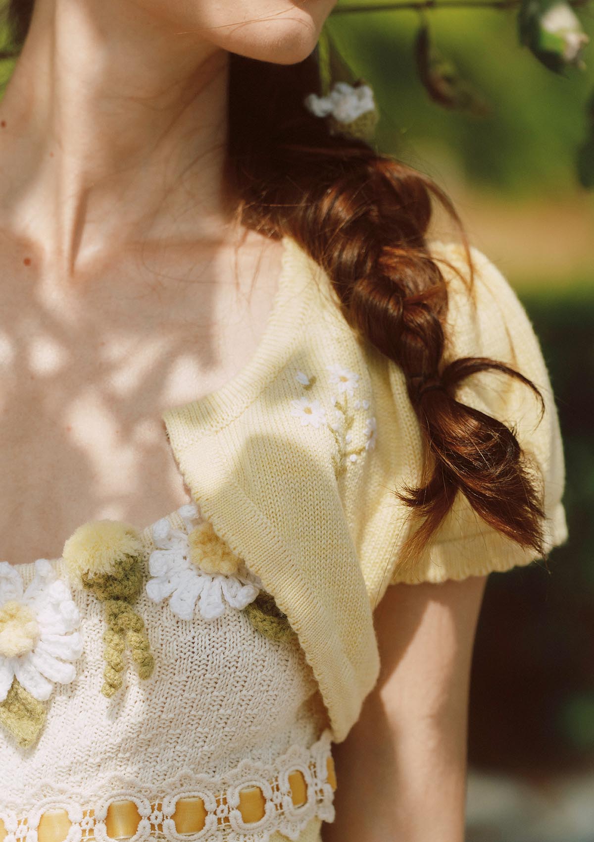 Daisy Journal short Cardigan