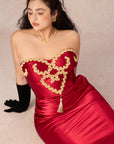 Curve&Plus Queen Kalp Korse Elbise