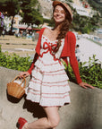 Red Ribbon Cake Dress