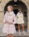 Powder Snow Rose Puffy Down Jacket  (pink)