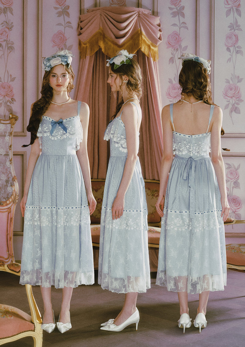 Ice Jade Flower Dress In-stock / S