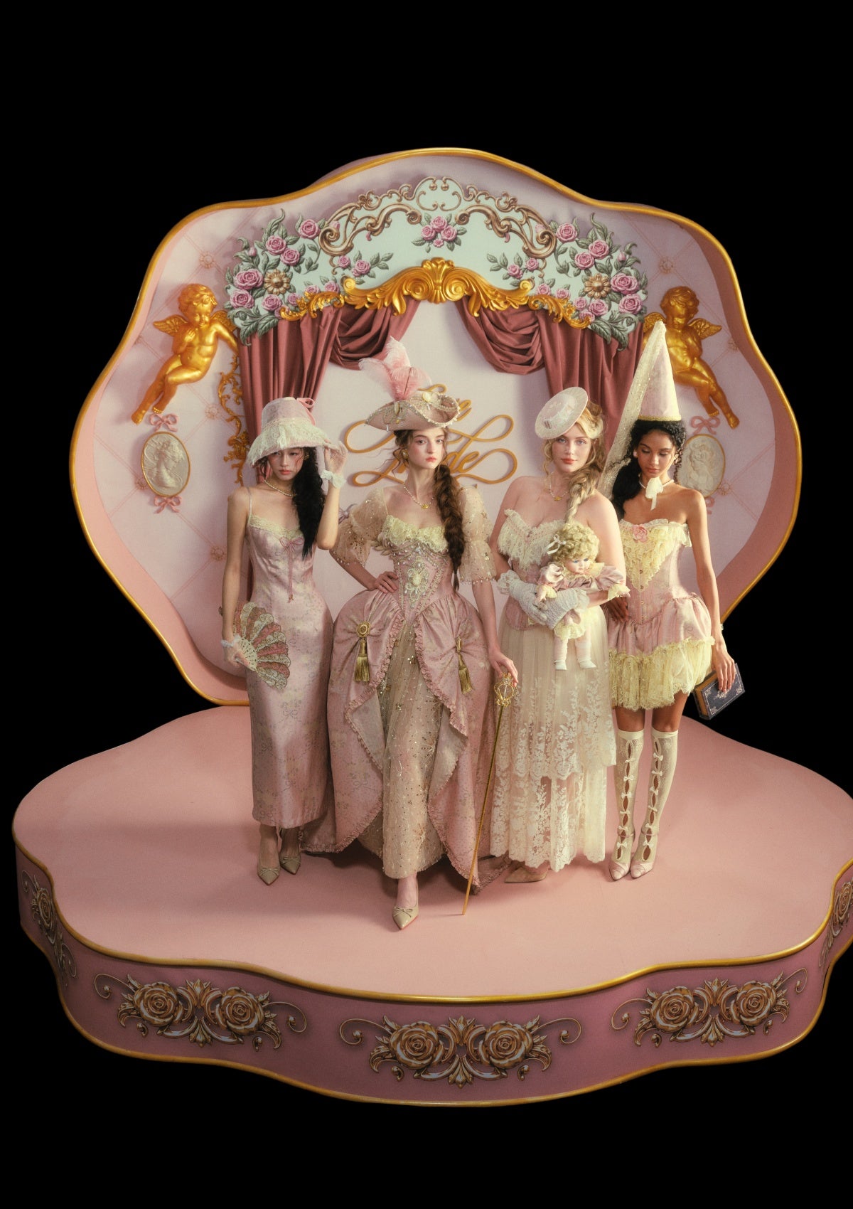 Blush-Gold Era: Crowning Glory Gown