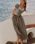 Cottage Girl Diary Navy Skirt