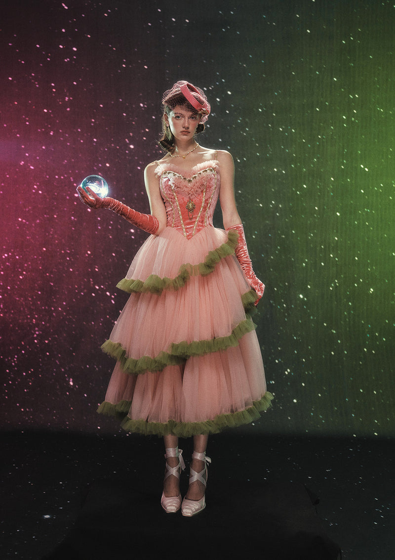 Grape Grinda Corset Dress (Long)