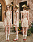 Crimson Berry Rose Dress