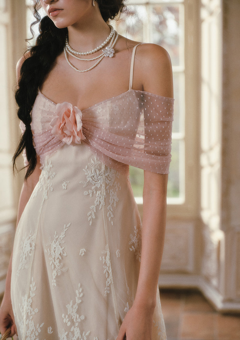 Lace Floral Feast Dress Pre order / XL