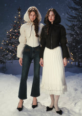 "Little White Warrior" Down Jacket