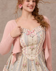 Curve&Plus Girl in Blue Wind Dress