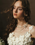 Cream Chanson Dress