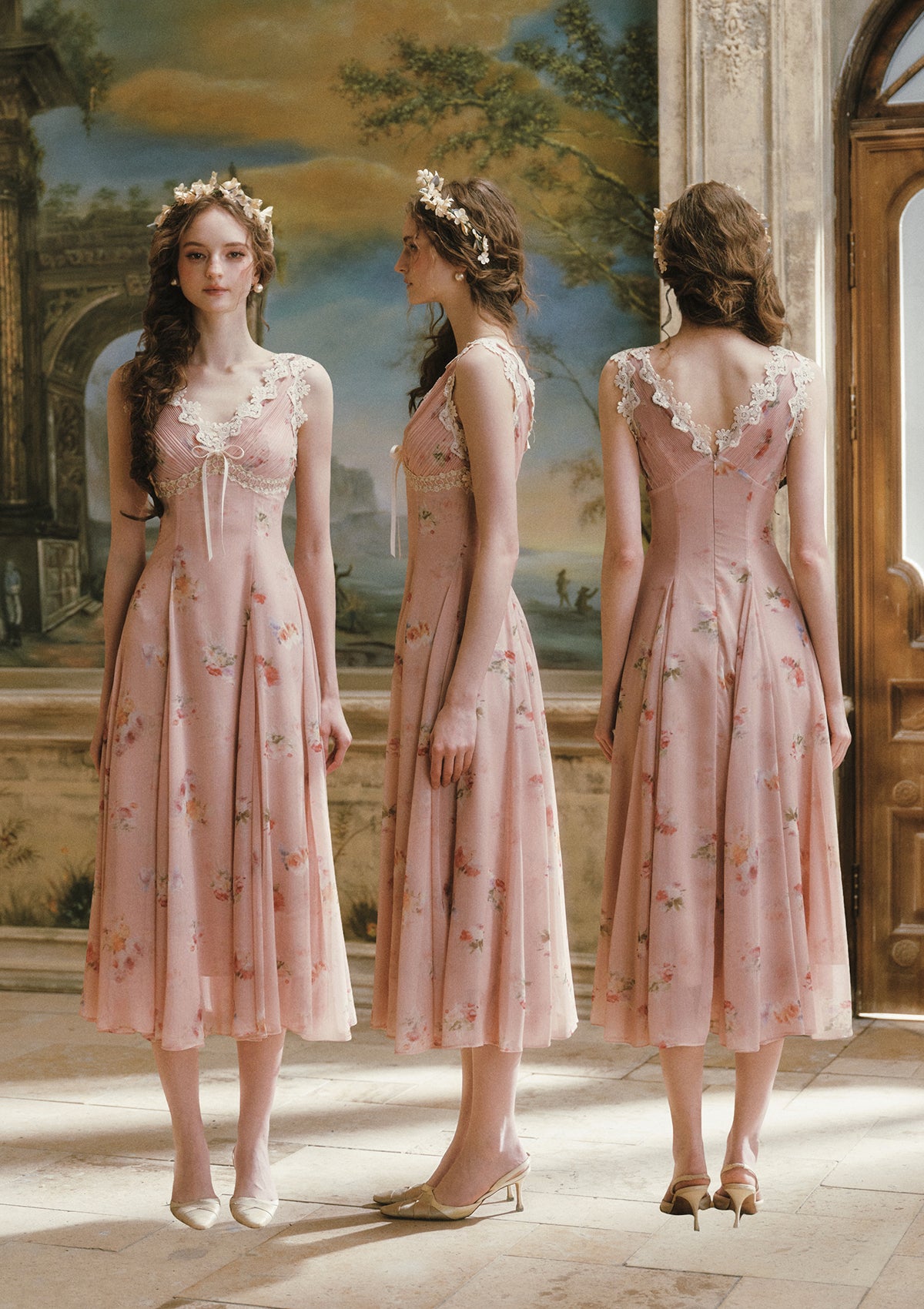 Old Rose Letter Dress – LaceMade