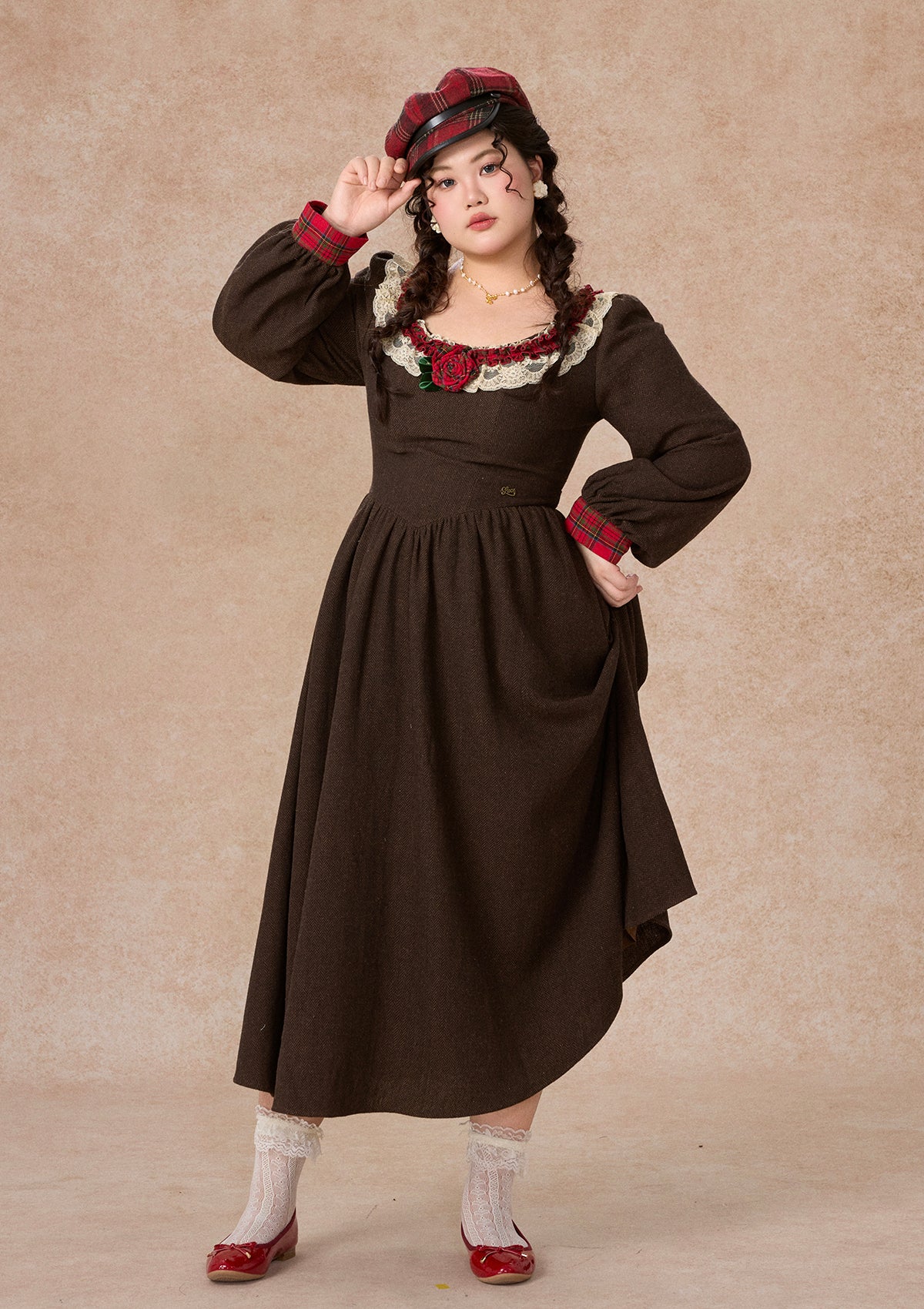Curve&Plus Rose Madeleine Dress