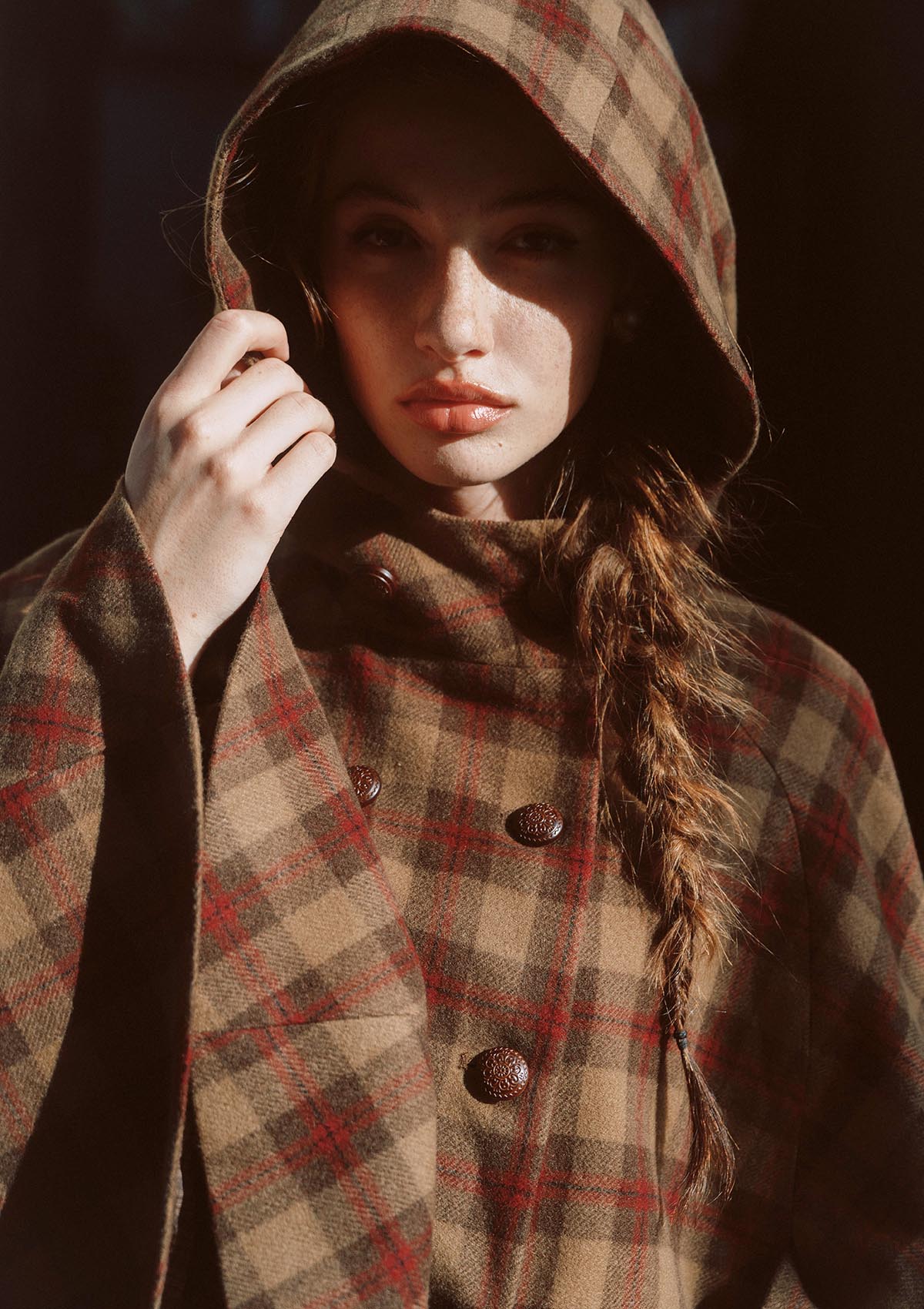 Tartan Majesty Cape Coat