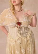 Curve&Plus Wild Thorn Rose Corset Dress