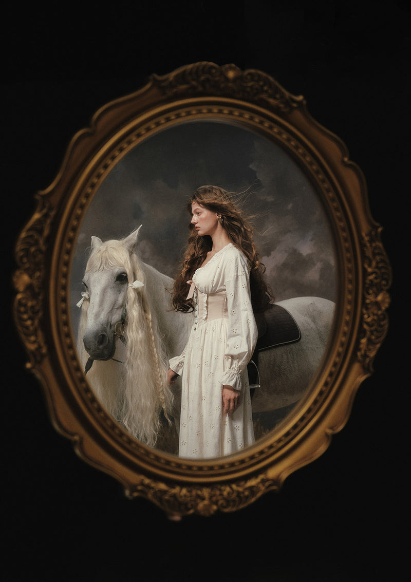 White Chocolate Warrior Corset Dress