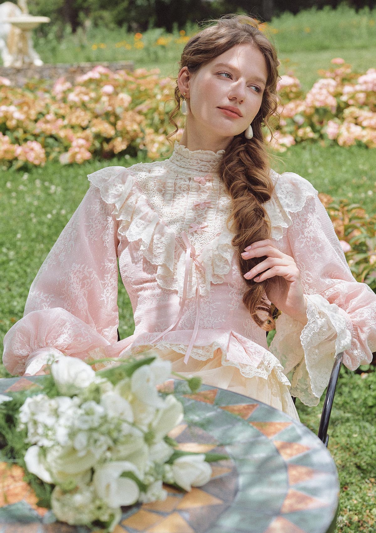 Bourbon Reverie Lace Blouse