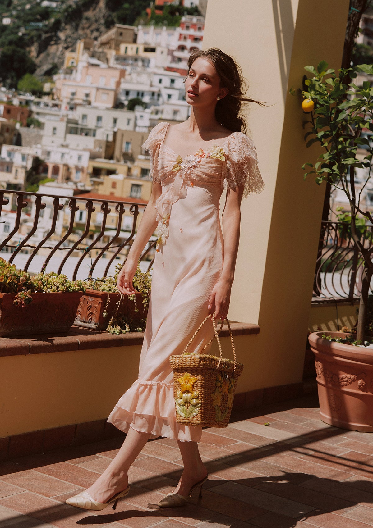 Peach Mist Neroli Dress | LaceMade
