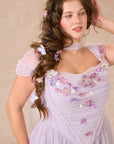 Curve&Plus Ode to Purple Iris Dress