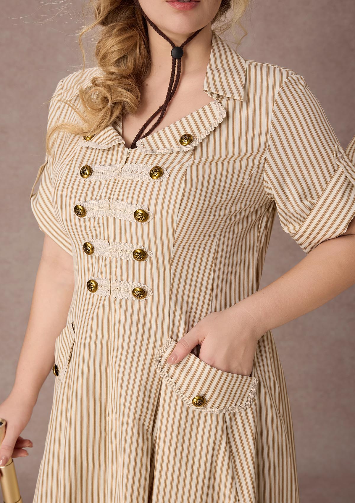 Curve&amp;Plus Napoleon Voyage Dress