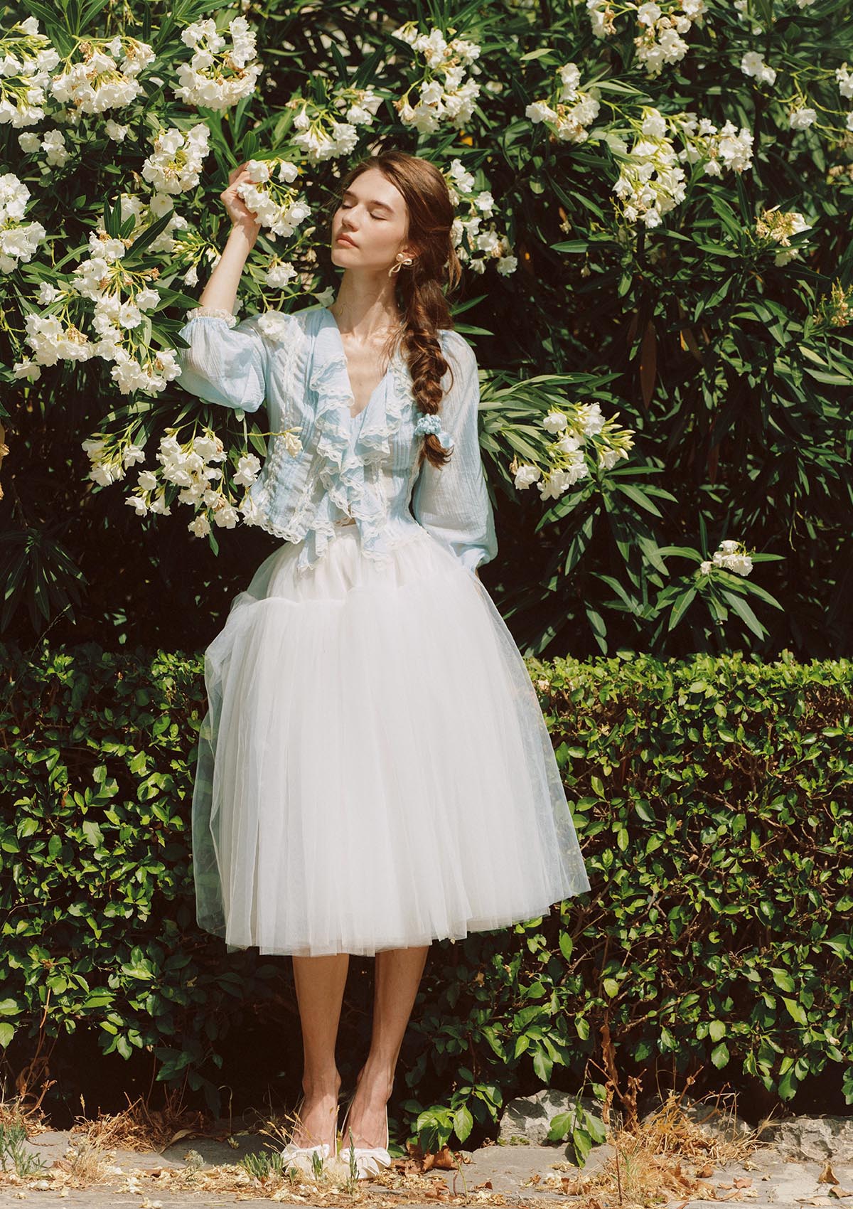 LM Styling Diary Skirt (white)