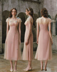 Wind Perched Rose Quartz Dress
