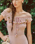 Dewdrop Rose Knit Dress