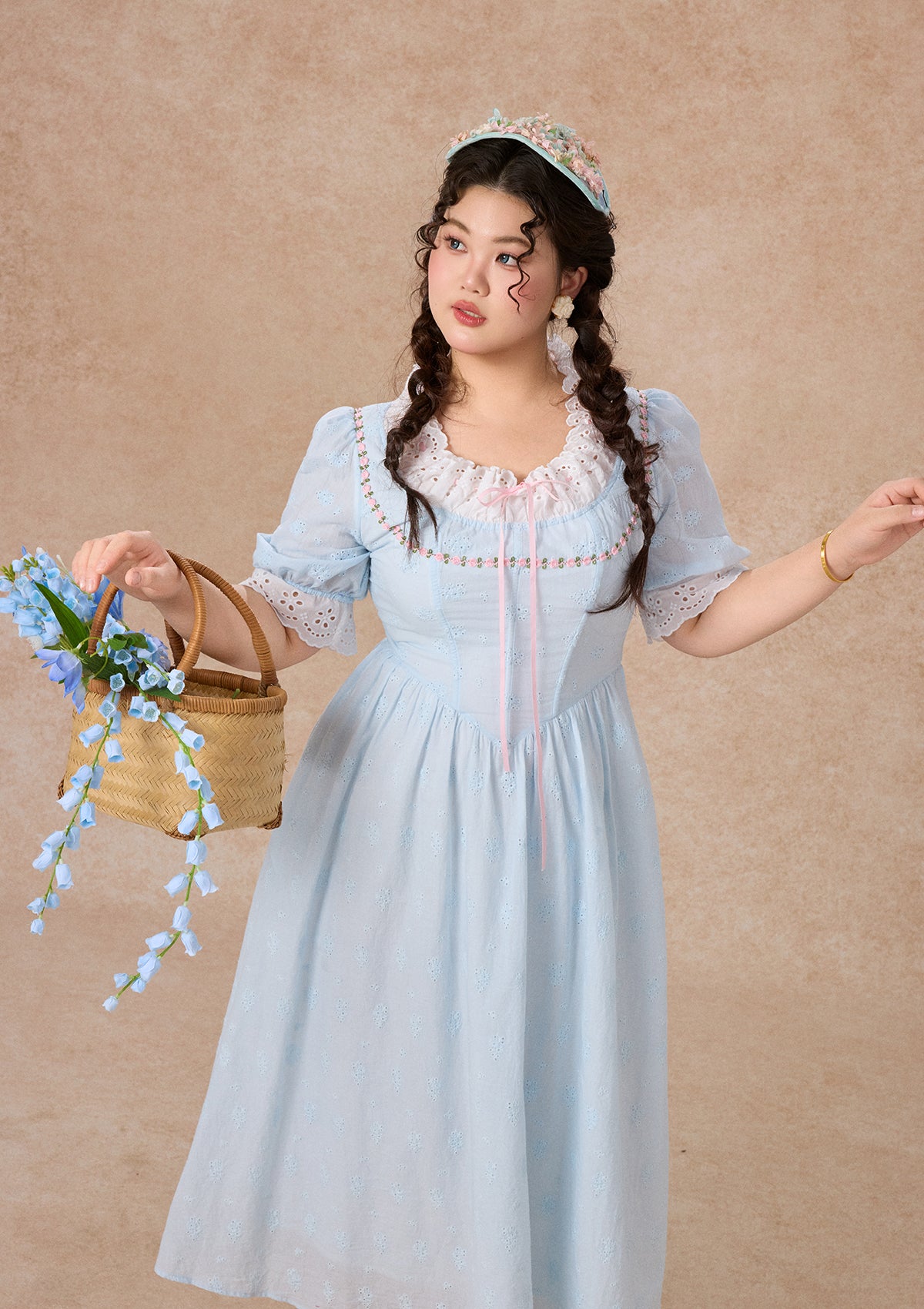 Curve & Plus Mary's Morning Light Corset Dress