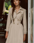 Cream Tea Trench Coat