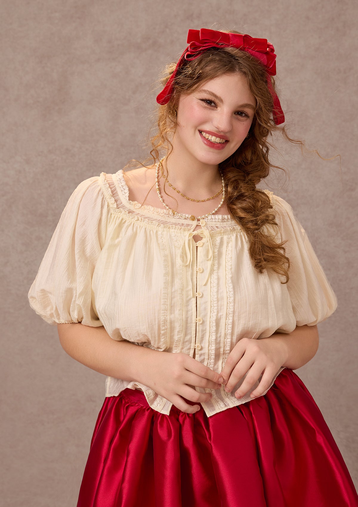 Curve&amp;Plus Rose Heights Blouse
