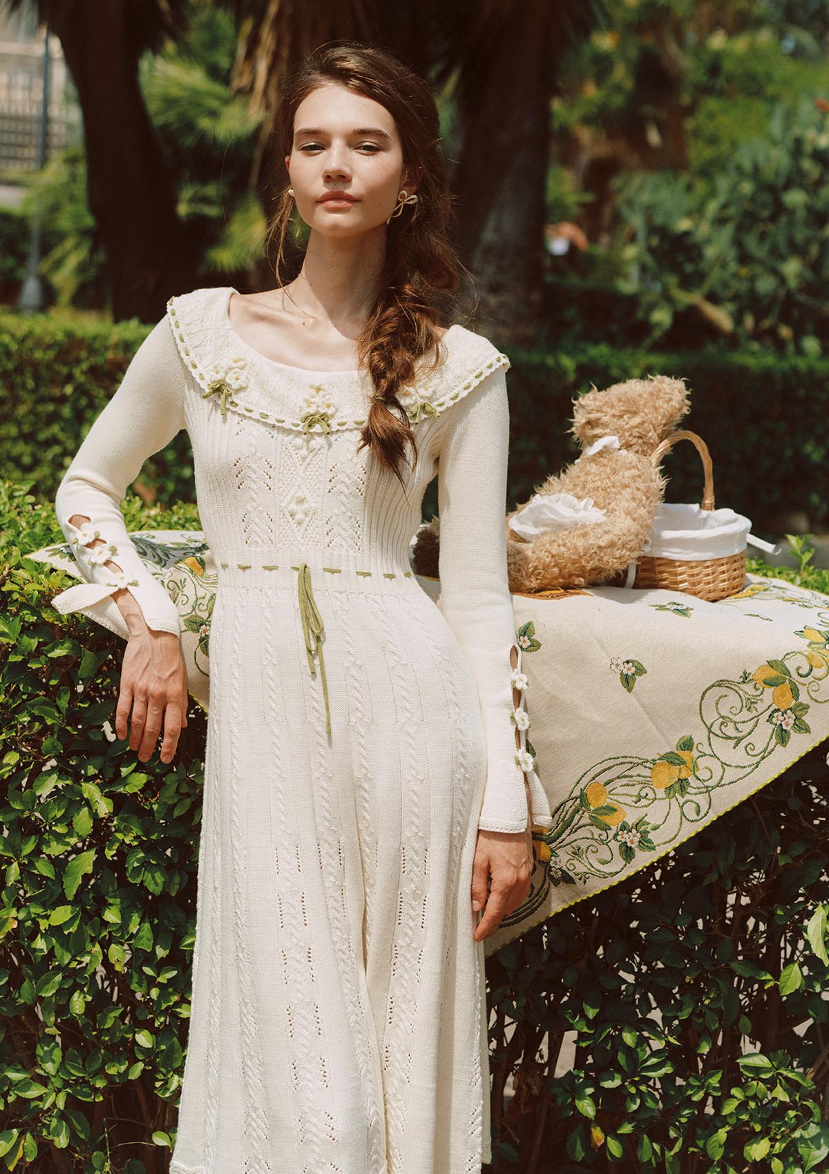 Daisy Bouquet Knit Dress