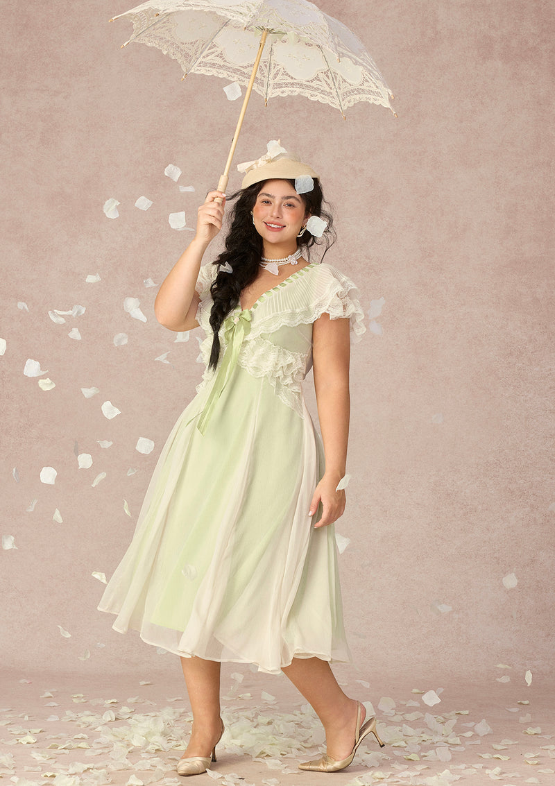 Curve&Plus Spring Outing Dress In Stock / 2XL