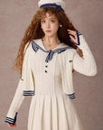 White Sail Maiden Cable Knit Cardigan