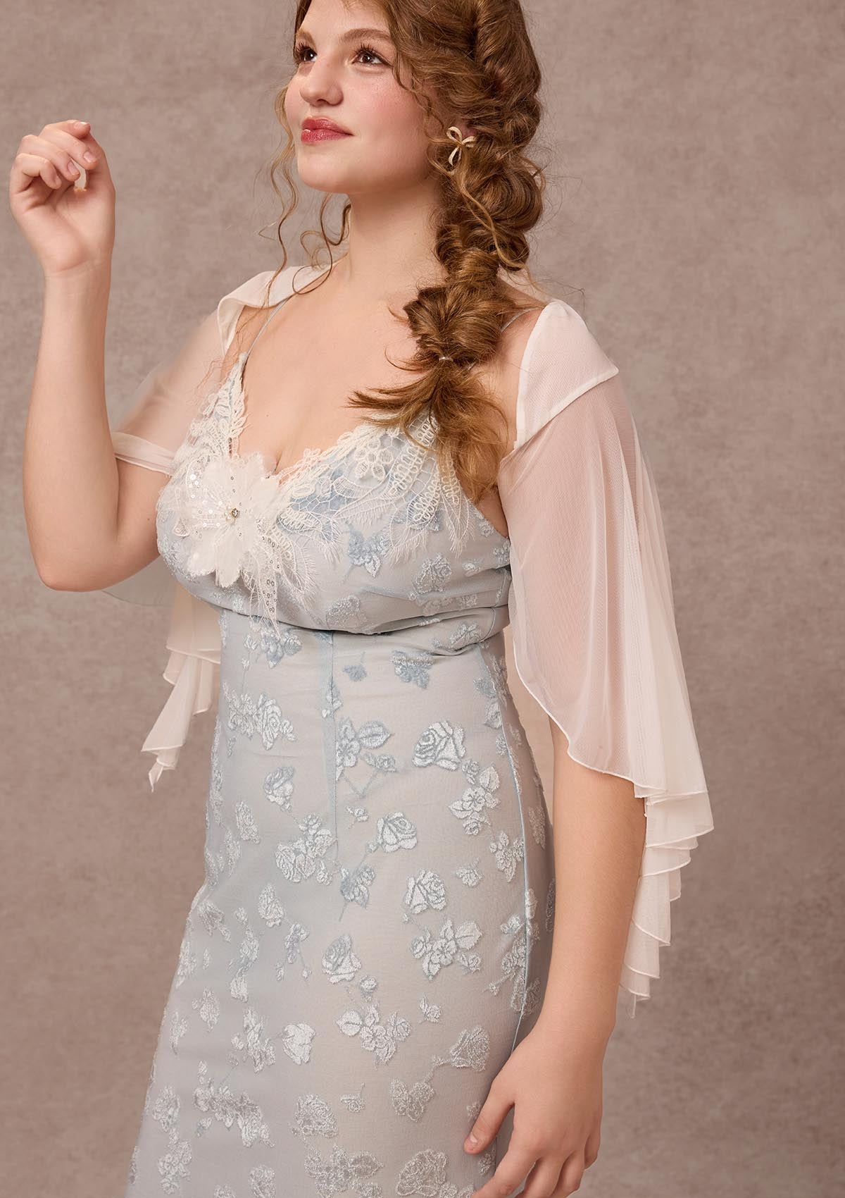 Curve&Plus Swan In The Late Summer Dress