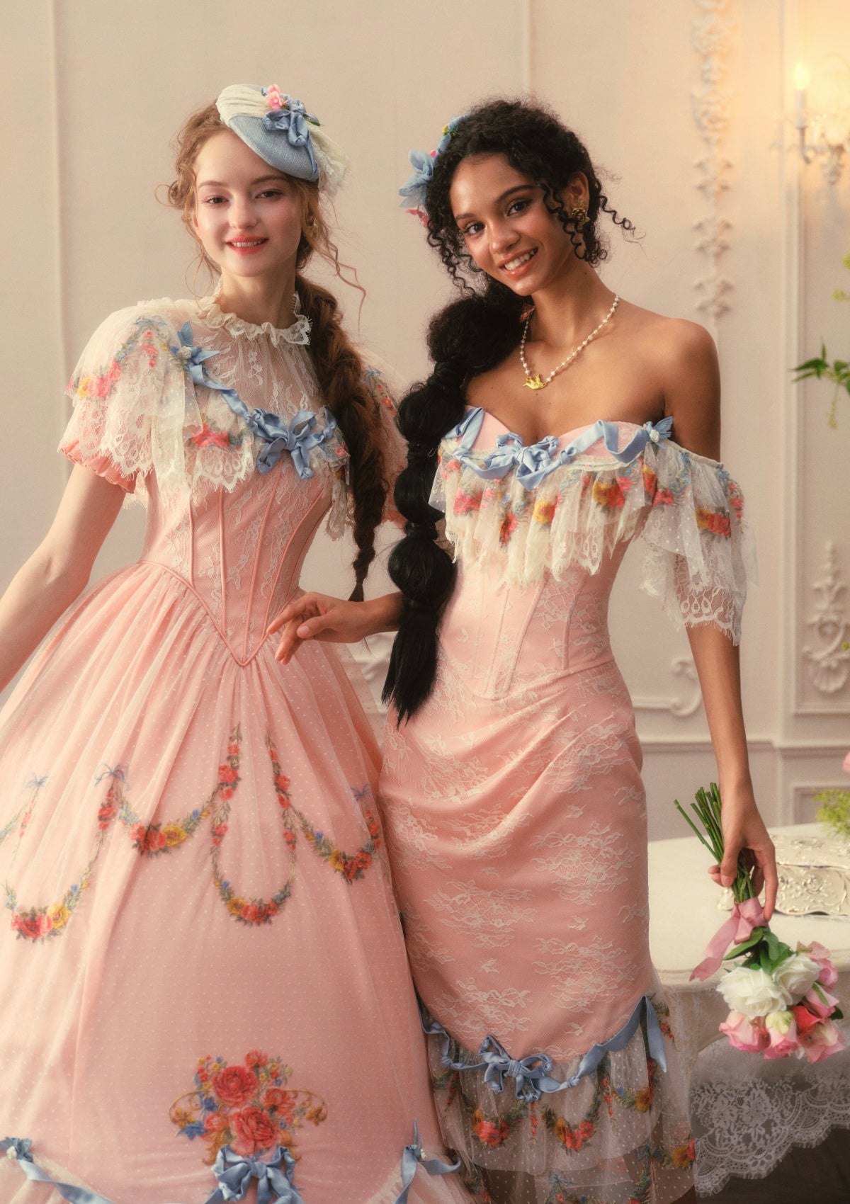 Floral Dreamweave Corset Dress