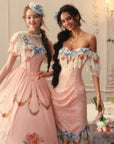 Floral Dreamweave Corset Dress