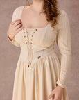 Curve&Plus Courtyard Rendezvous Knit Dress (White)