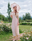Countryside Florals Velvet Skirt