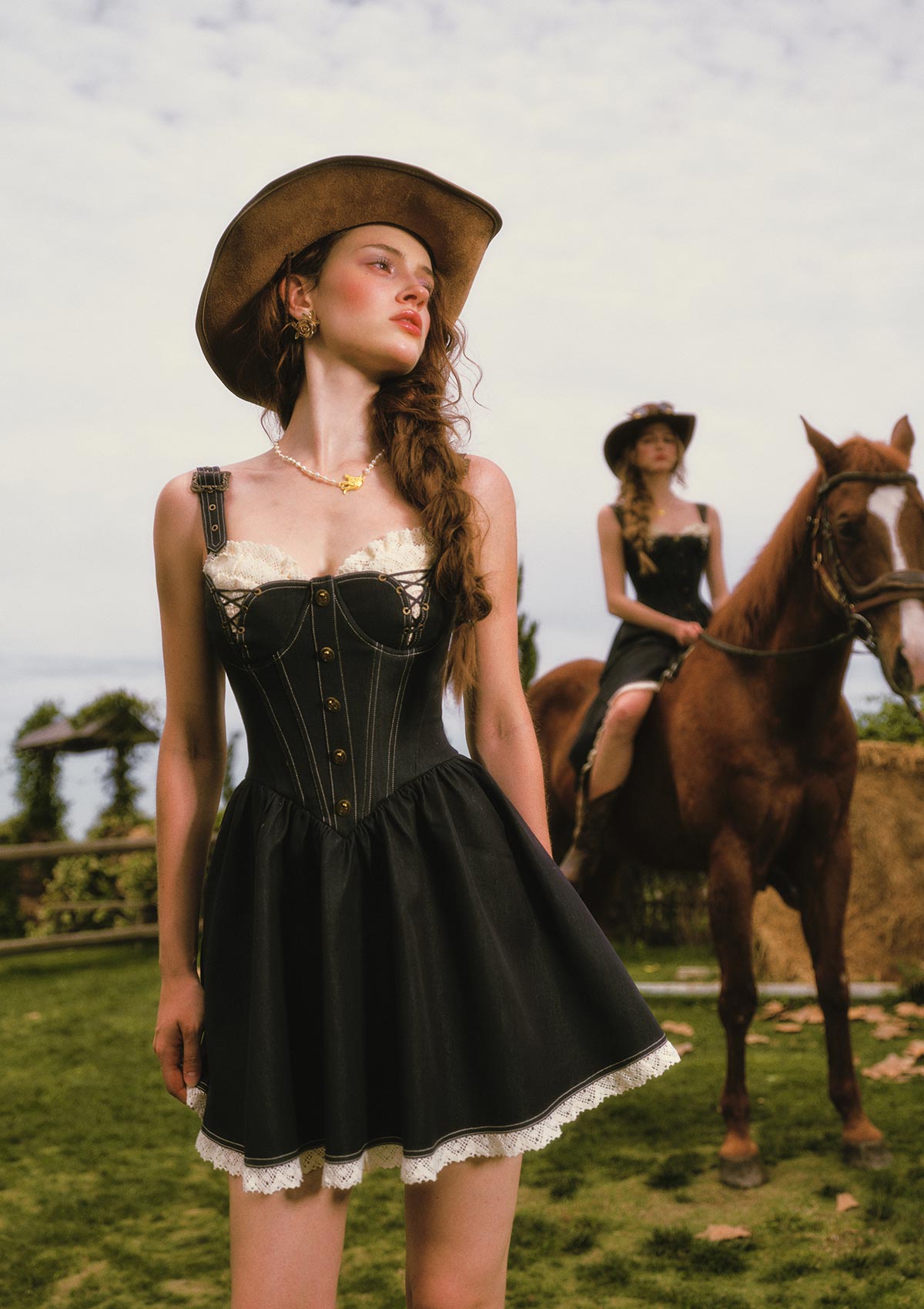 Berry Buccaneer Dress(Short)