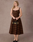 Curve&Plus Tartan Majesty Maxi Dress