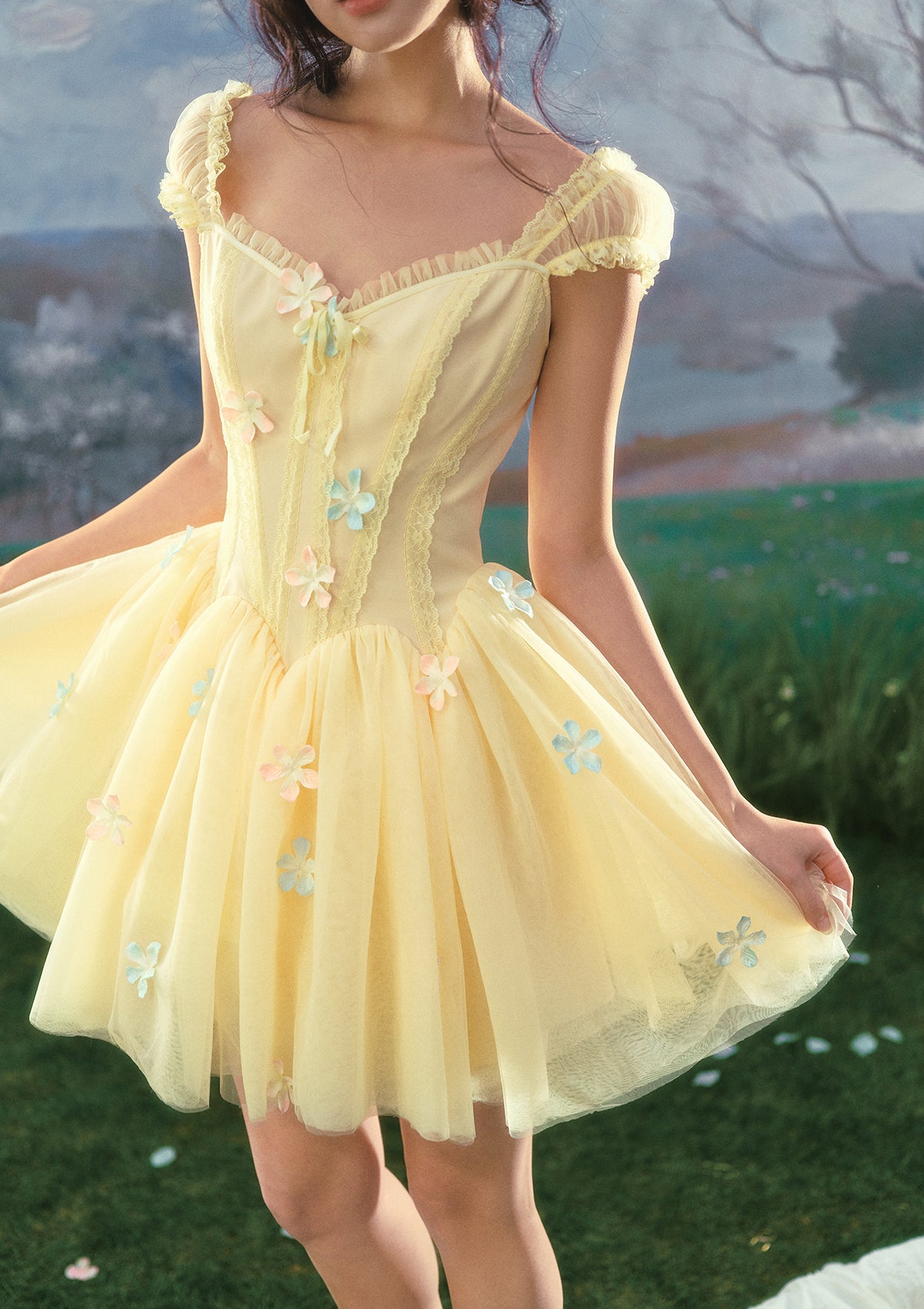 Flower Archer Corset Dress S