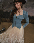 Denim Knight Corset