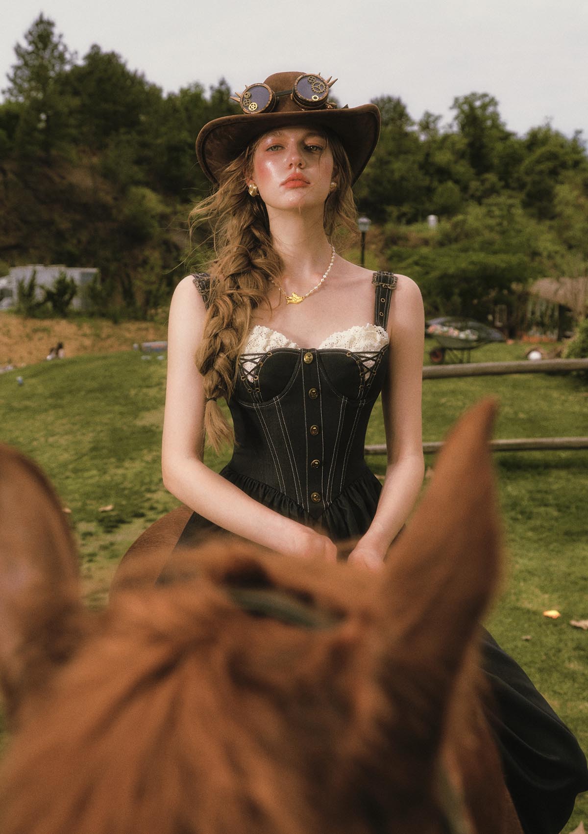 Berry Buccaneer Dress(Long)