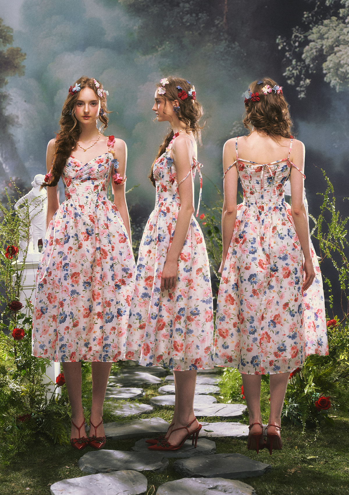 Passion Flower Dress In-stock / S