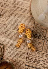 Candlelight Golden Butterfly Earring