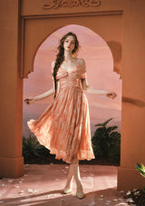 Sunset Flower Field Dress