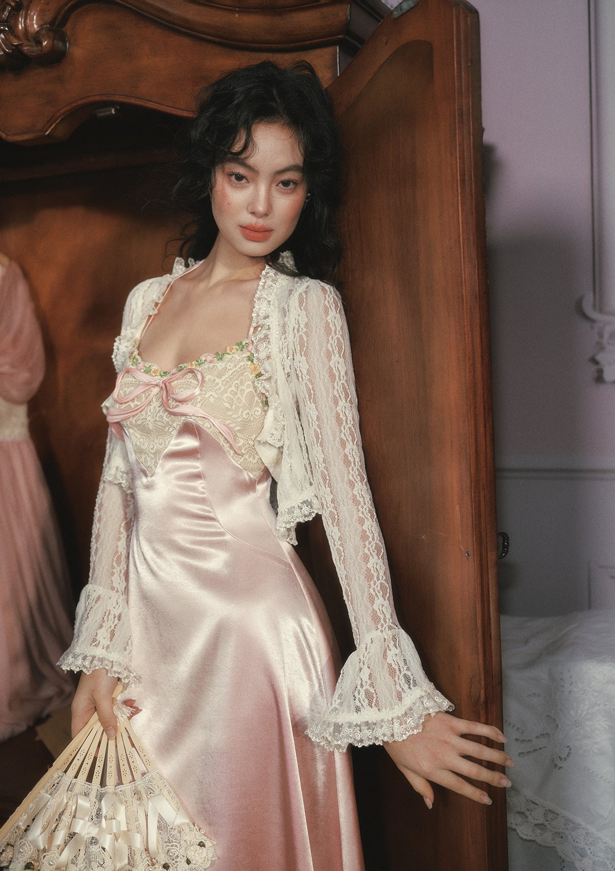"Little Angel" White Lace Cardigan - Breathable lightweight layering piece
