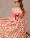 Curve&Plus Picnic with Teddy Dress（Long）