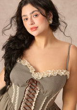 Curve&Plus Bear Date Dress（Long)