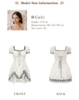 Lacemade Peter Rabbit Dollhouse Dress - Front and back corset mini dress