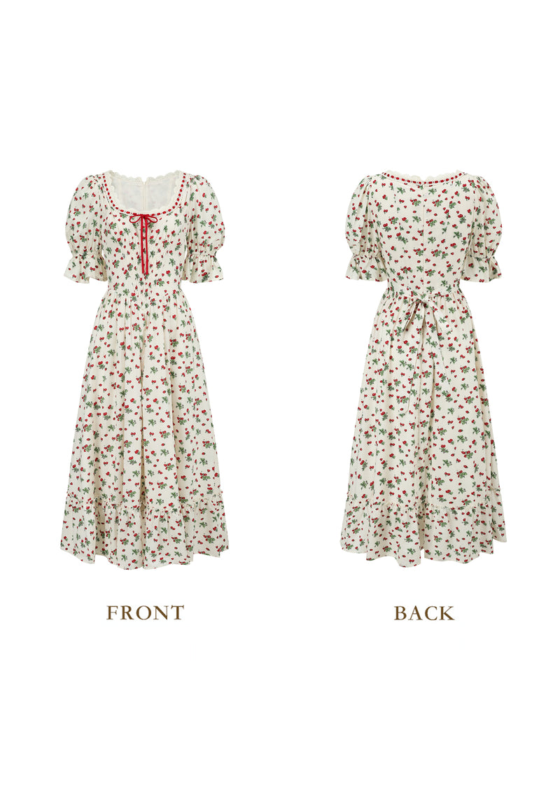 Wild Strawberry Paradise Dress