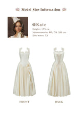 White Coronation Corset Dress